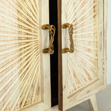 Peacock Handcrafted Brass Door Handle Pull