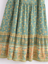 River Moss Boho Maxi Dress