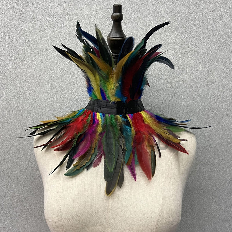 Rooster Feather Choker