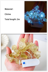 2M Natural Quartz Crystal Energy String Lights