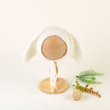 Soft Knitted Angora Floppy Rabbit Ears Bonnet Newborn Photography Props
