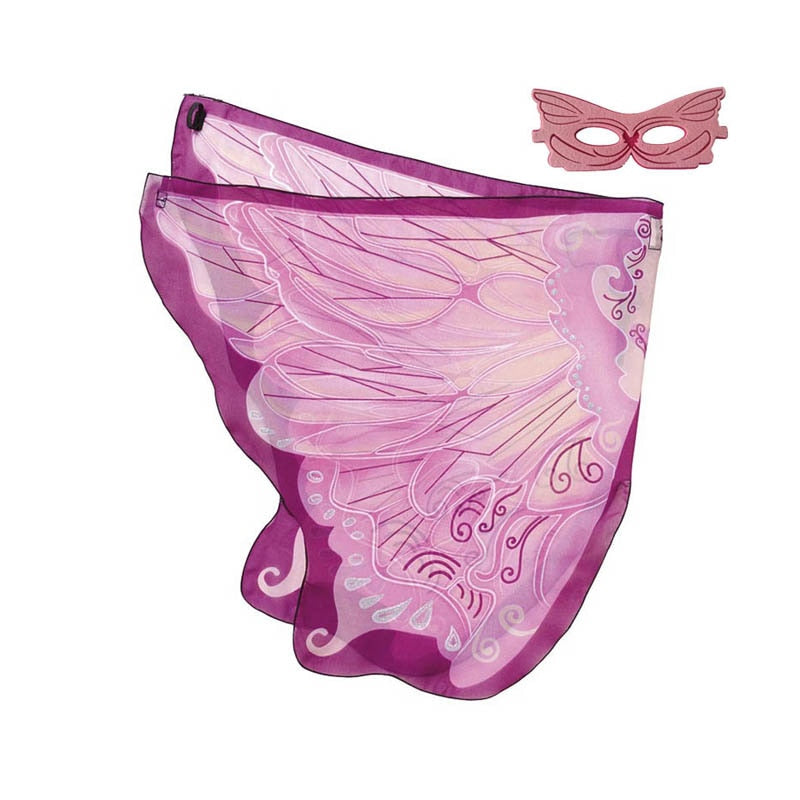 Kids Fairy Butterfly Wings and Masks