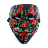 Glowing Cosplay LED Joker Masks
