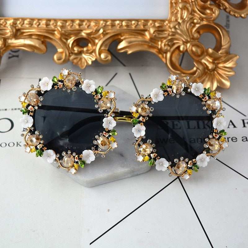 Bee and Flower Sunglasses