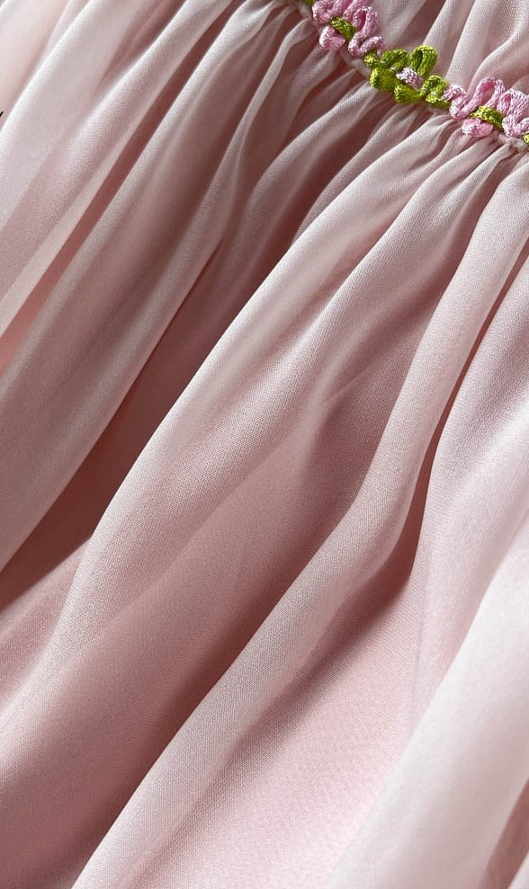 Spring Fae Pink Garden Party Dress
