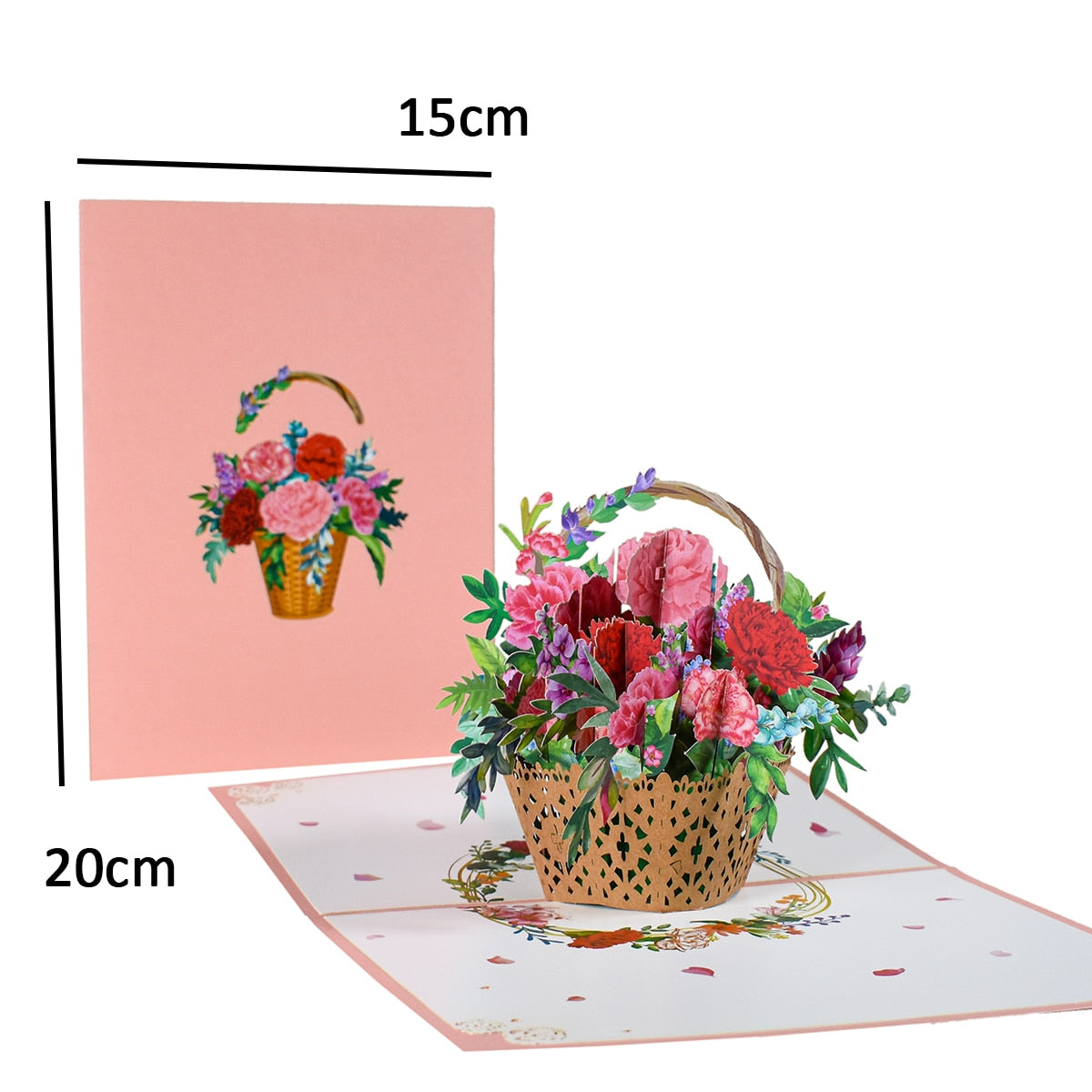 Pop-Up Flower Card 3D Greeting Card