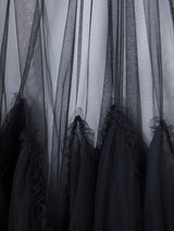 Lydia Tulle Spliced Ruffles Dresses