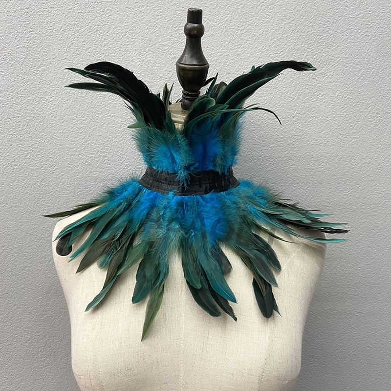 Rooster Feather Choker