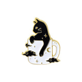 Halloween Cats Enamel Pins