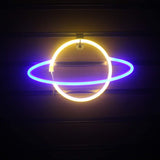 Planets & Astronauts Neon Lights LED Night Lights