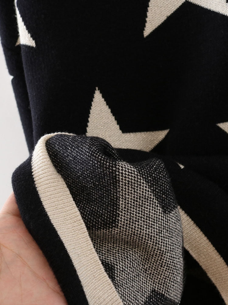 Super Star Pullover Knitted Sweaters