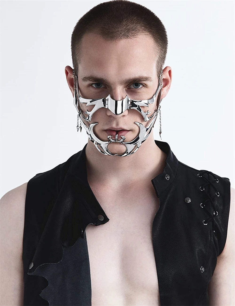 Goth-Punk Titanium Mask