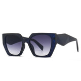 Rainbow Cats Eye Polygon Sunglasses