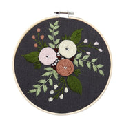 Meadow Flowers Embroidery Starter Kit With Pattern and Instructions and Hoop