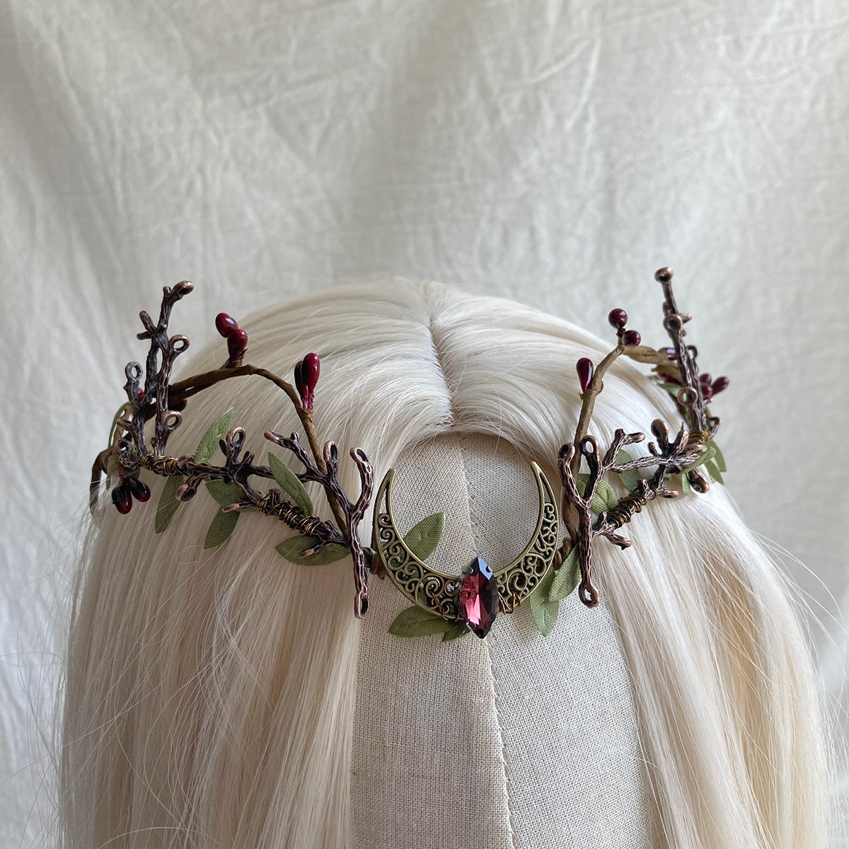 Handmade Woodland Elven Crowns Fairy Goddess Wedding Crown
