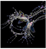 Mermaid Headdress Water Effect Transparent Crystal Headwear