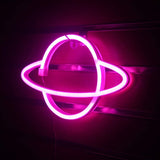 Planets & Astronauts Neon Lights LED Night Lights