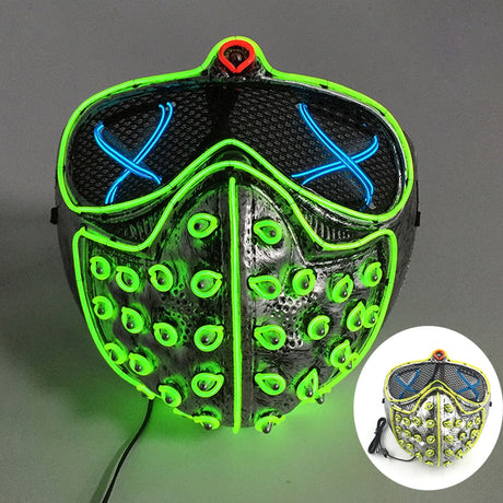 Glowing Cosplay LED Joker Masks