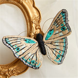 Starter Embroidery Kit Handmade Butterfly Brooches DIY Sewing Kit With Hoop