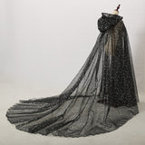 Starry Stars Tulle Hooded Cloaks