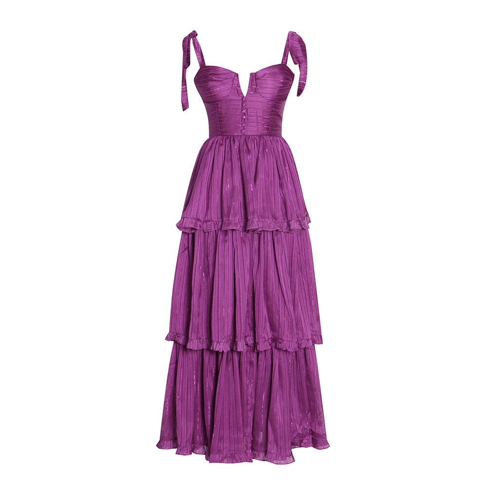 Lelia Tiered Maxi Dresses