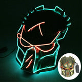 Glowing Cosplay LED Joker Masks