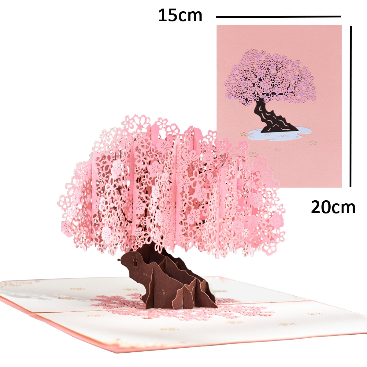 Pop-Up Flower Card 3D Greeting Card