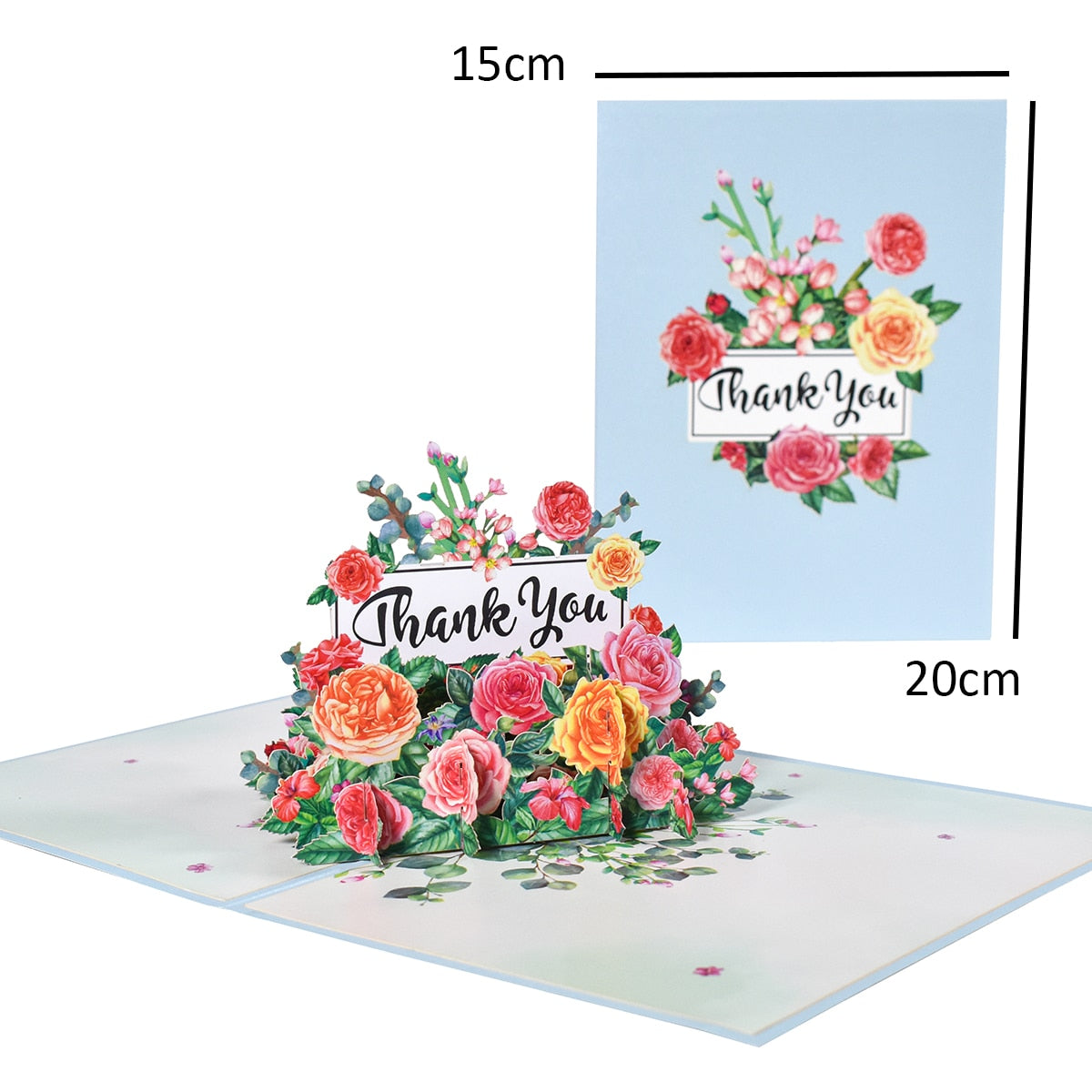 Pop-Up Flower Card 3D Greeting Card