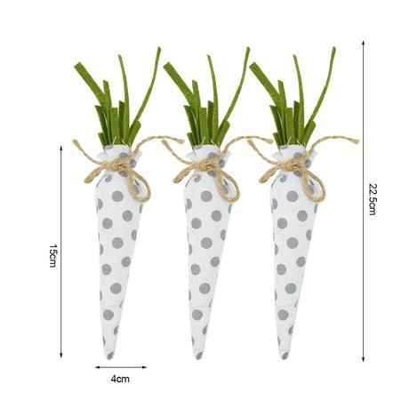 Easter Cotton Carrots Decoration Gifts