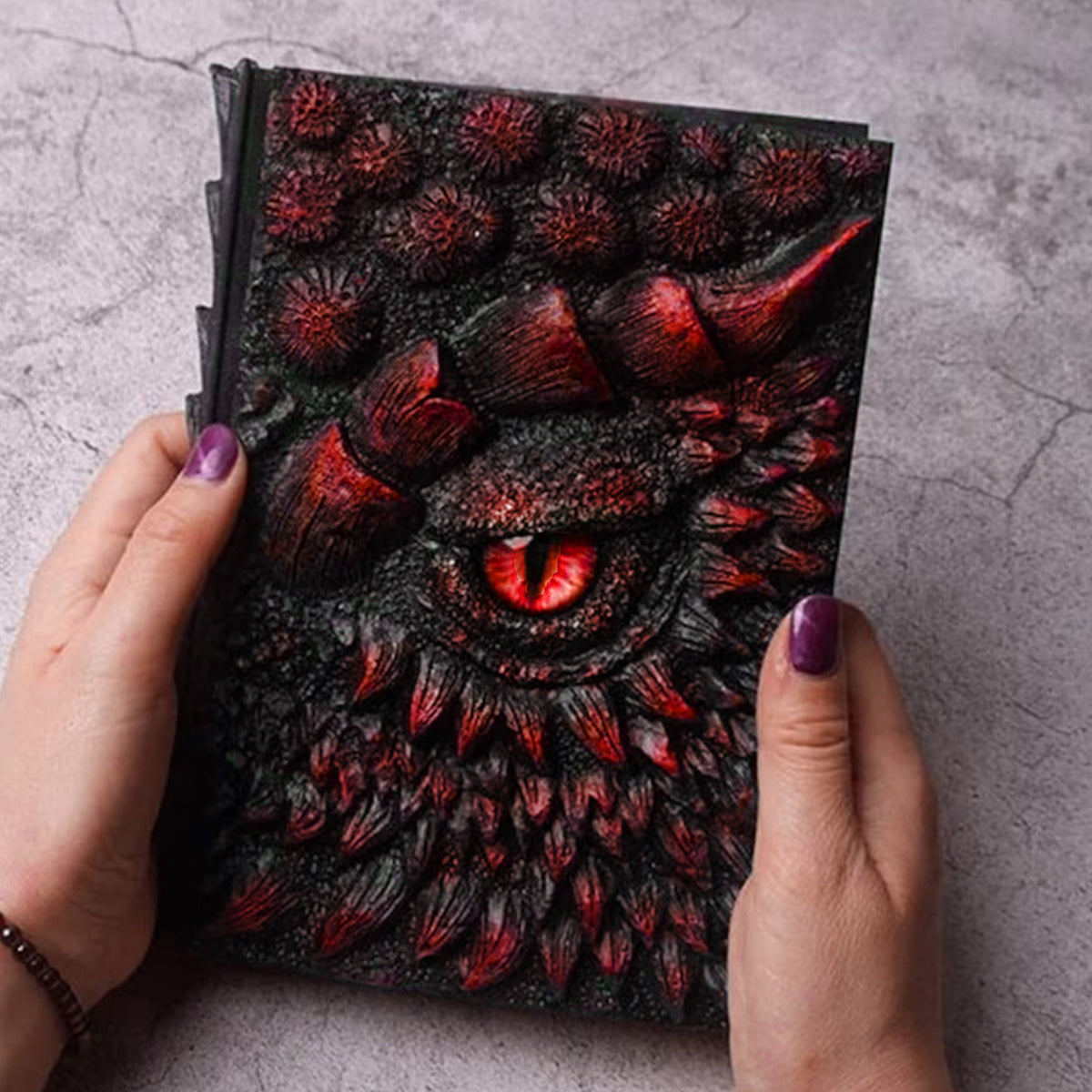 Dragon's Eye Embossed Resin Notebook A5 Journal