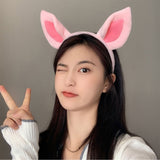 Plush Animal Ears Headband Costume Prop