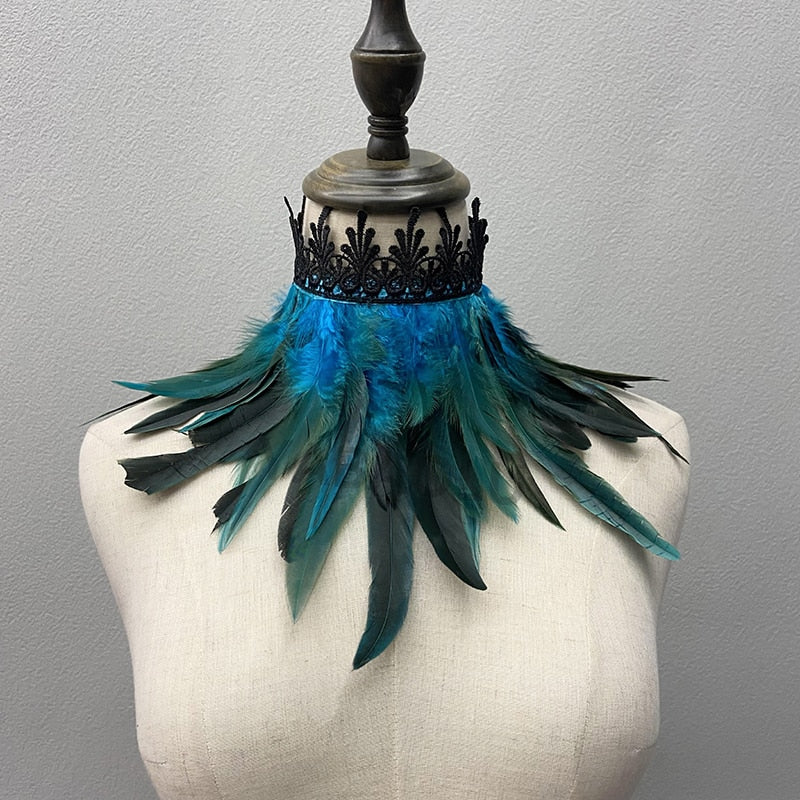 Feather Choker Collars