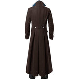 Mens Steampunk Tailcoat Costume Jacket Long Coat