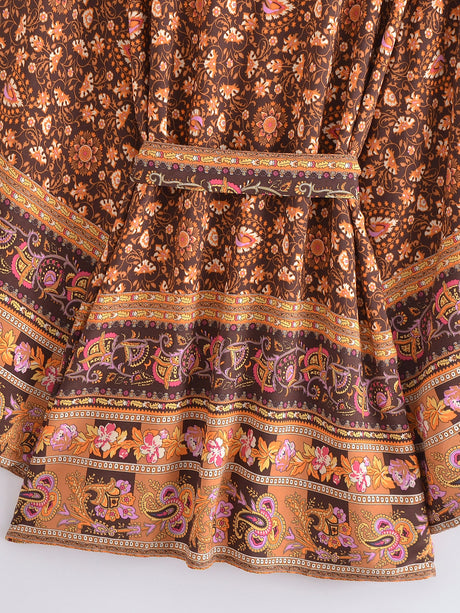 River Moss Boho Short Kimono