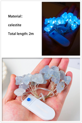 2M Natural Quartz Crystal Energy String Lights