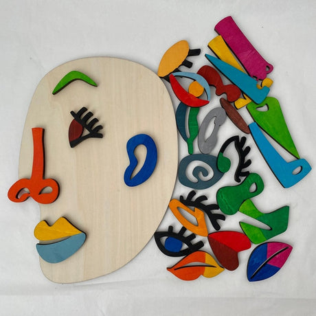 Picasso Art Puzzle Play Set Children's Wooden Montessori Puzzle