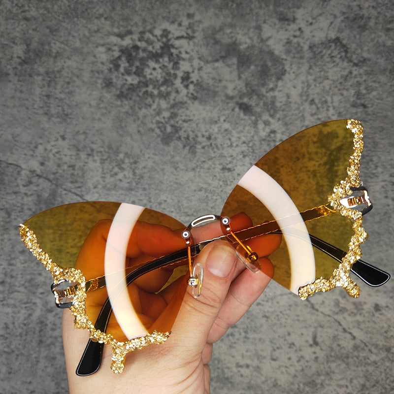 Diamond Butterfly Sunglasses