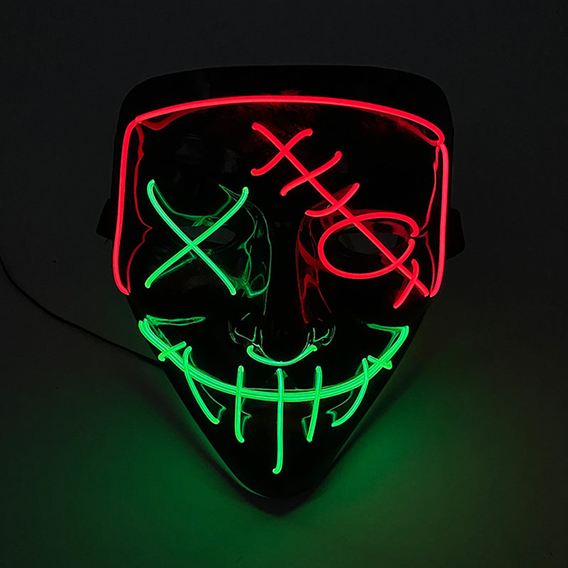 Glowing Cosplay LED Joker Masks