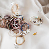 Bohemian Natural Stone Bead Rings