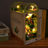 Firefly Forest DIY Kit Book Nook Dollhouse Model Wooden Miniature House with Furniture