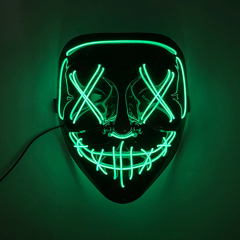 Glowing Cosplay LED Joker Masks