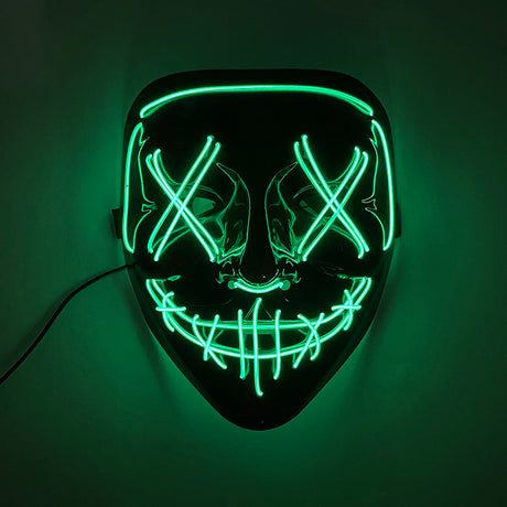 Glowing Cosplay LED Joker Masks
