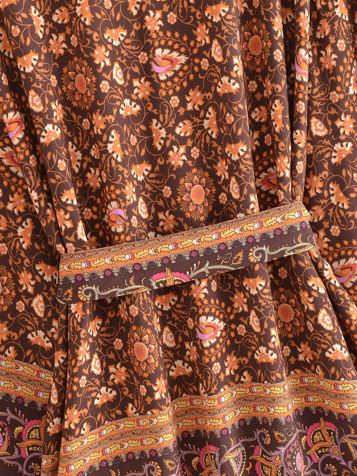 River Moss Boho Short Kimono