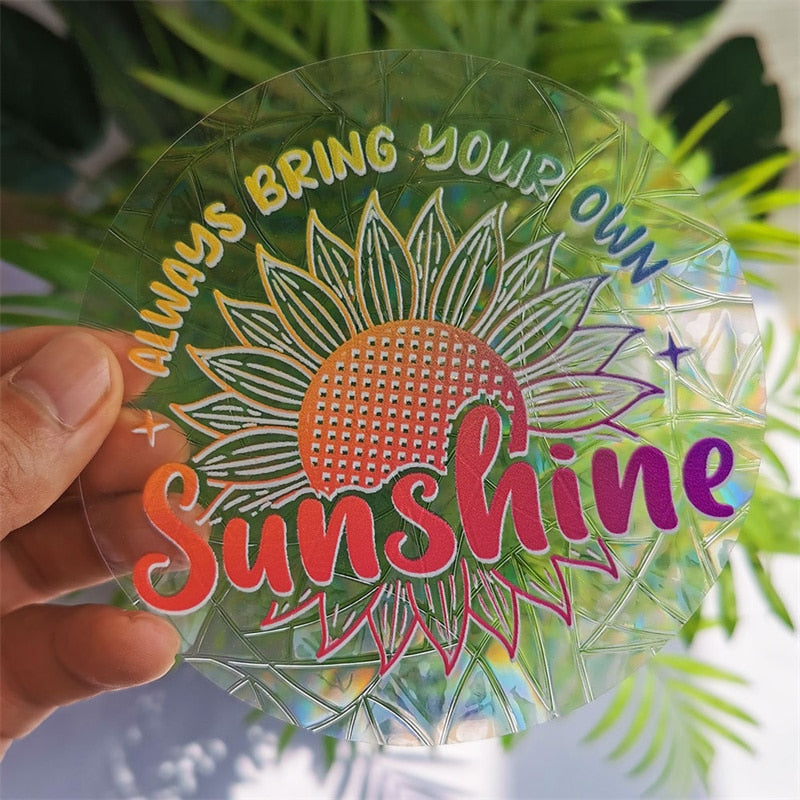 Rainbow Maker Window Stickers DIY Glass Decals Rainbow Prisms Maker