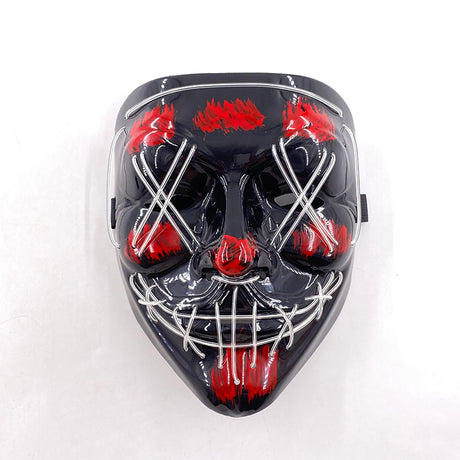 Glowing Cosplay LED Joker Masks