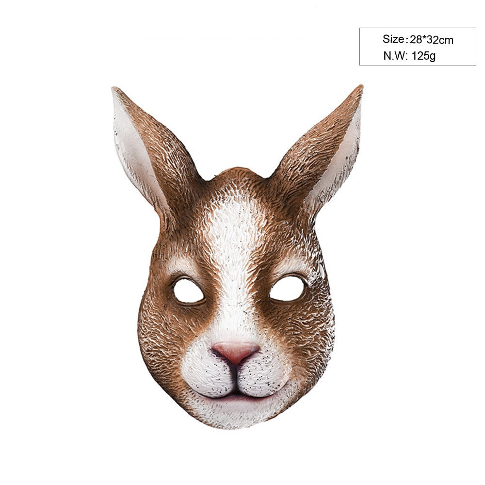 Rabbit Masks Masquerade Costume Cosplay Accessories