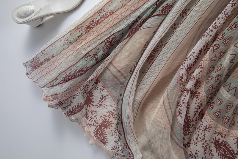 Mulberry Silk Summer Floral Dress