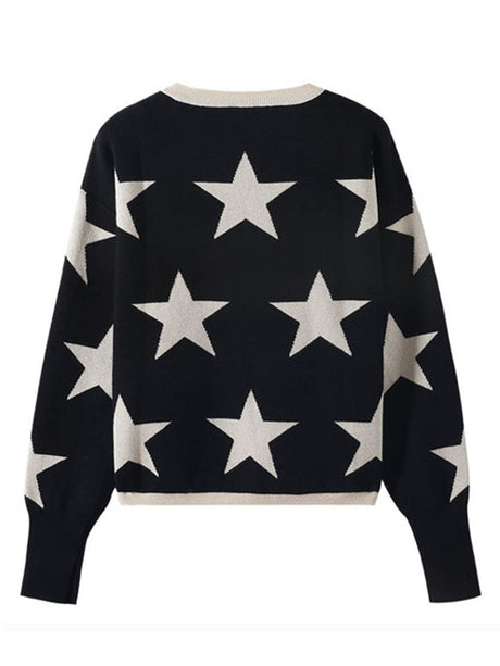 Super Star Pullover Knitted Sweaters