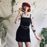 Celestial Mesh Sun Moon Long Sleeve T-Shirt