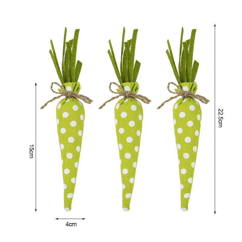 Easter Cotton Carrots Decoration Gifts